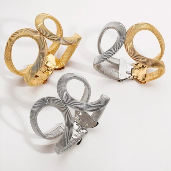 Gold and Silver Cuff Bracelets - Picture 4 of 9